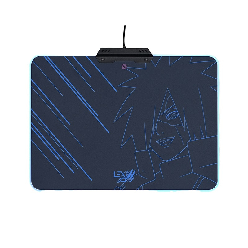 Lexip Madara "Destruction" Naruto Shippuden Muismat – Harde Muismat Met Micro-Getextureerd Oppervlak En Rgb-Verlichting - Afbeelding 2