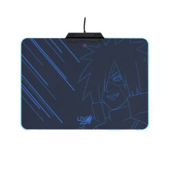 Lexip Madara "Destruction" Naruto Shippuden Muismat – Harde Muismat Met Micro-Getextureerd Oppervlak En Rgb-Verlichting
