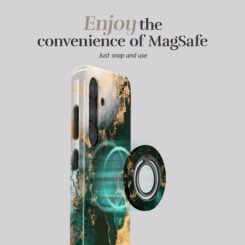 MIO Green Marble Magsafe Compatible for Samsung A27 5G - Afbeelding 2