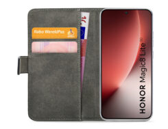 Mobilize Classic Gelly Wallet Book Case Honor Magic8 Lite Black - Afbeelding 3