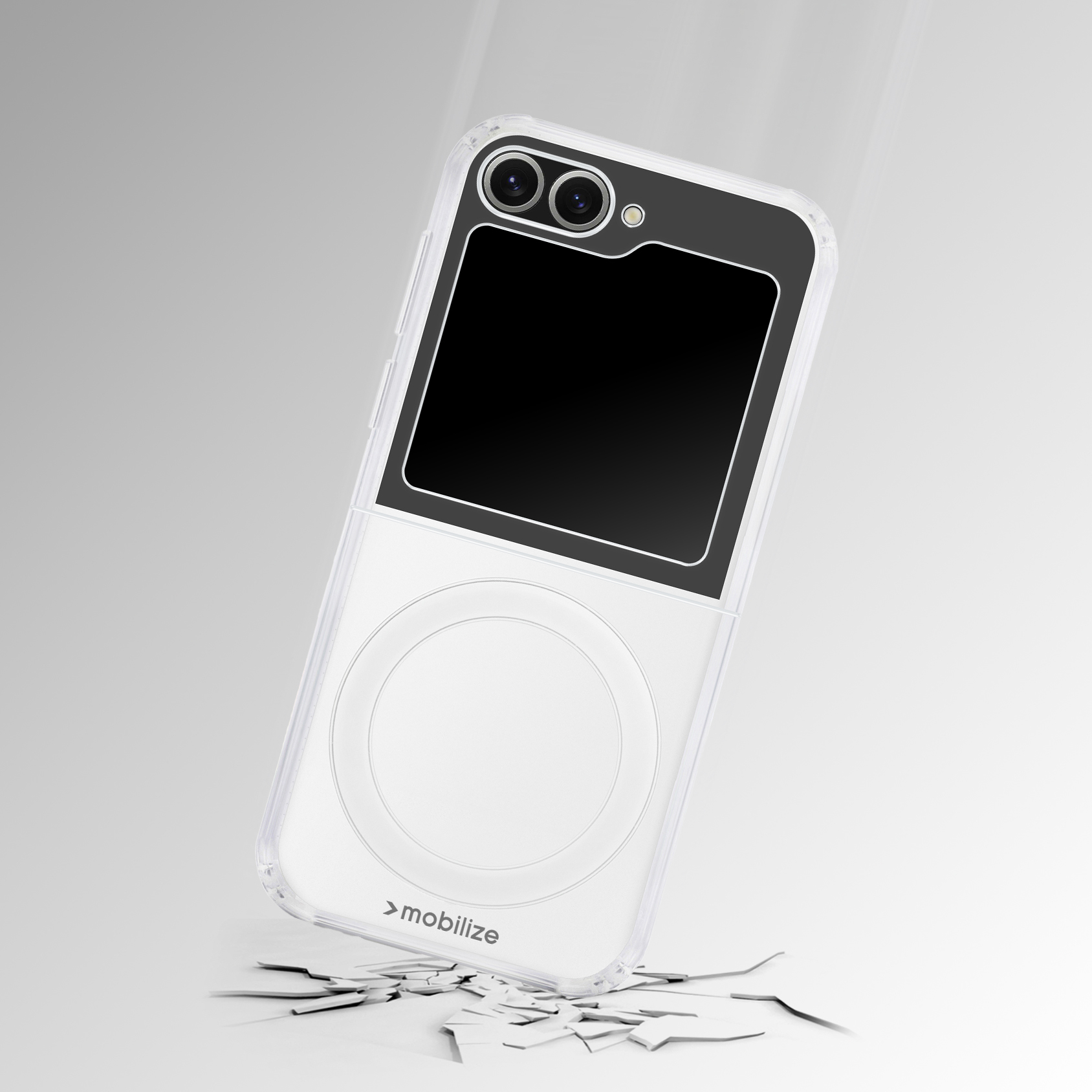 Mobilize Magsafe Compatible Naked Protection Case for Samsung Galaxy Z Flip8 5G Clear - Afbeelding 2