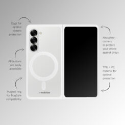Mobilize Magsafe Compatible Naked Protection Case for Samsung Galaxy Z Fold8 5G Clear - Afbeelding 3