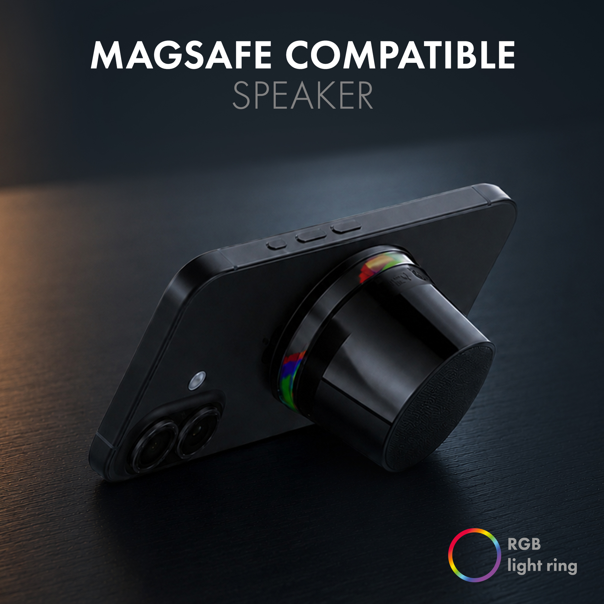 My Style MagSnap BT Speaker MagSafe Compatible Black - Afbeelding 2