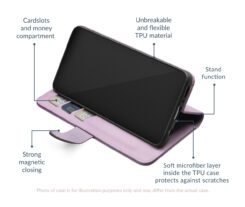 Mobilize Premium Gelly Wallet Book Case Apple iPhone 17 Pro/18 Pro Purple - Afbeelding 3