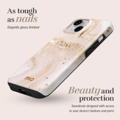 MIO Gold Marble Magsafe Compatible for iPhone 17 Pro/18 Pro