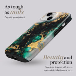 MIO Green Marble Magsafe Compatible for iPhone 17 Pro/18 Pro
