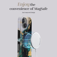 MIO Green Marble Magsafe Compatible for iPhone 17 Pro/18 Pro - Afbeelding 2