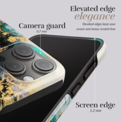 MIO Green Marble Magsafe Compatible for iPhone 17 Pro/18 Pro - Afbeelding 4