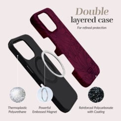 MIO Berry Blooms Magsafe Compatible for iPhone 17 Pro/18 Pro - Afbeelding 3