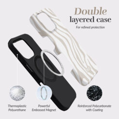 MIO Sandy Zebra Magsafe Compatible for iPhone 17 Pro/18 Pro - Afbeelding 3