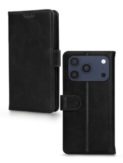 Mobilize Premium Gelly Wallet Book Case Apple iPhone 17 Pro Max/18 Pro Max Black