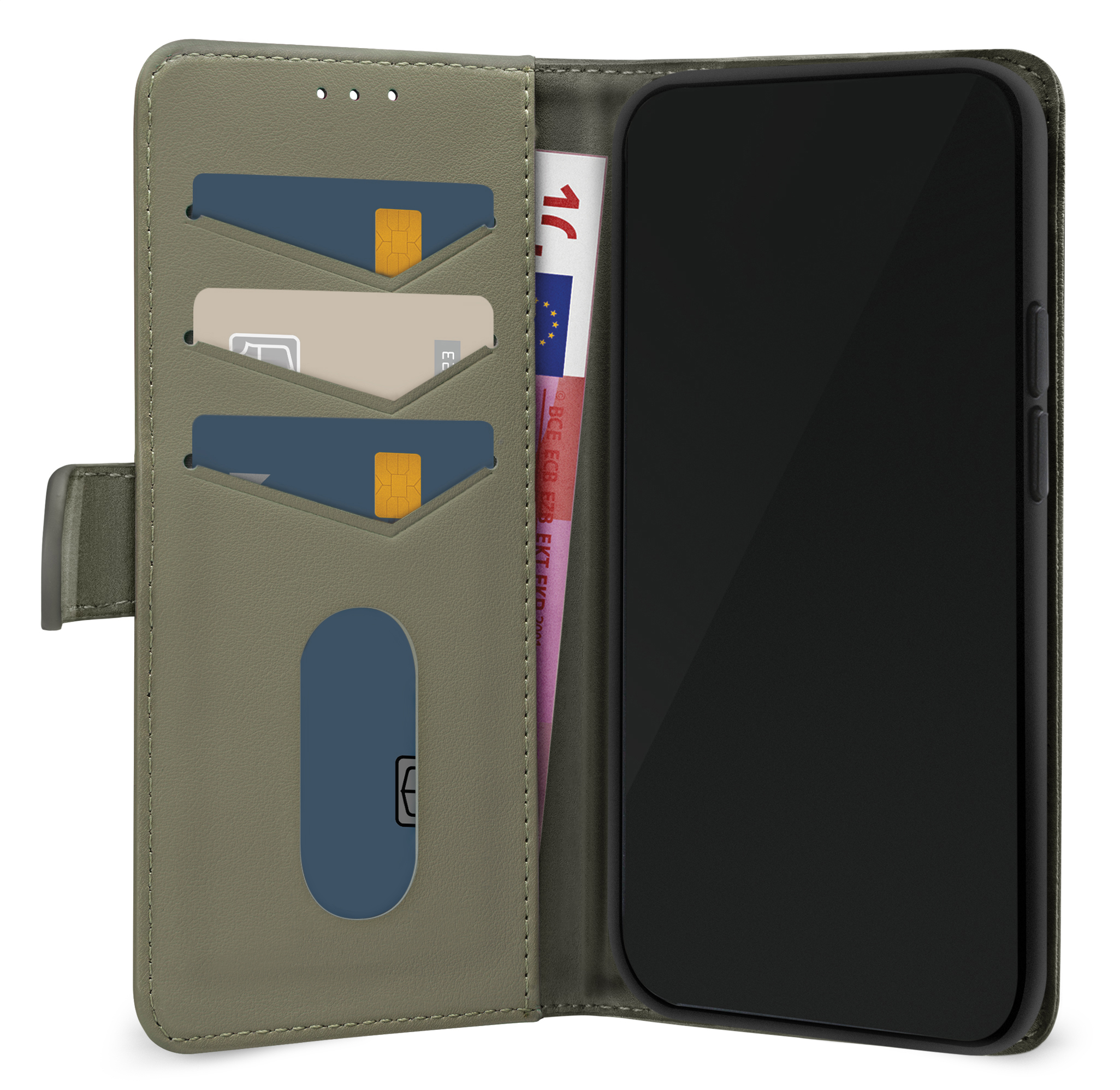 Mobilize Premium Gelly Wallet Book Case Apple iPhone 17 Pro Max/18 Pro Max Green - Afbeelding 2