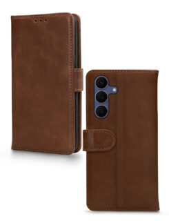 Mobilize Leather Wallet Samsung Galaxy S25 FE 5G/S26 FE 5G Brown