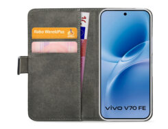 Mobilize Classic Gelly Wallet Book Case Vivo V70 FE 5G Black - Afbeelding 2