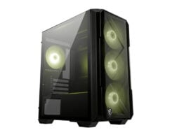 MSI MAG FORGE M120R AIRFLOW computerbehuizing Mini Tower Zwart, Transparant