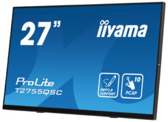 iiyama ProLite T2755QSC-B1 computer monitor 68,6 cm (27") 2560 x 1440 Pixels Quad HD LCD Touchscreen Zwart - Afbeelding 6