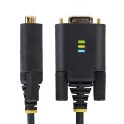 StarTech.com 1m USB naar Seriëel Adapter Kabel, COM Retention, Verwisselbare Schroeven/Moeren, USB-A naar RS232 DB9 Converter, FTDI IC, ESD Bescherming, Windows/macOS/Linux - Afbeelding 3