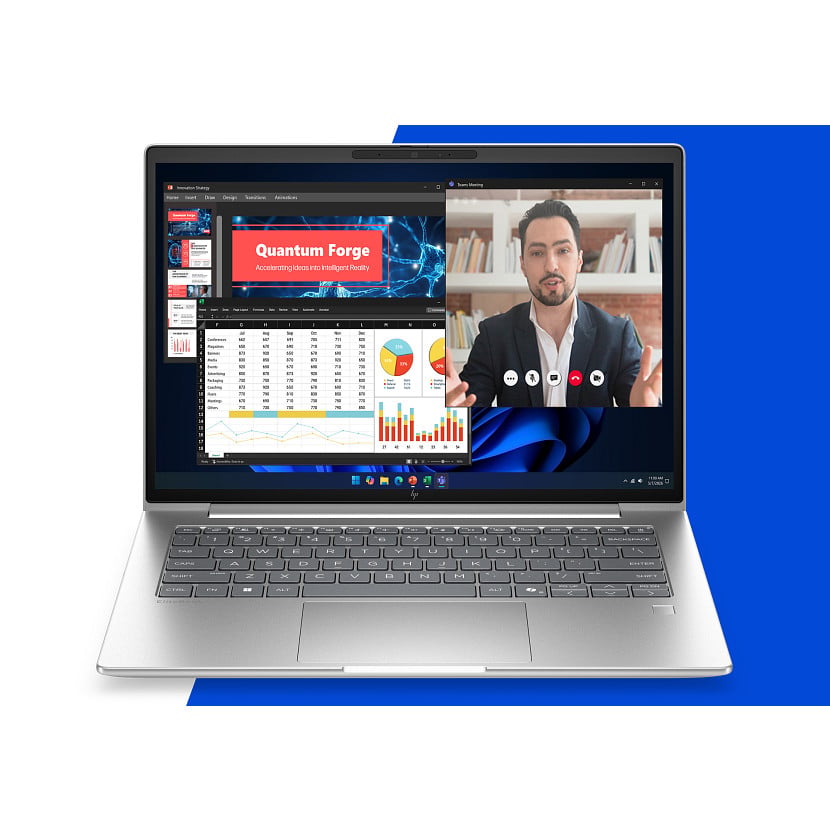 HP EliteBook 6 G2i Next Gen AI Intel Core Ultra 7 355 Laptop 35,6 cm (14") WUXGA 16 GB DDR5-SDRAM 512 GB SSD Wi-Fi 7 (802.11be) Windows 11 Pro Zilver - Afbeelding 5