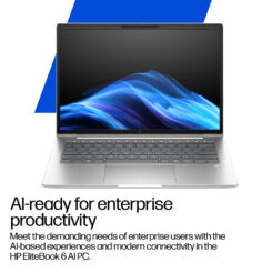 HP EliteBook 6 G1i 14 AI PC Intel Core Ultra 5 235U Laptop 35,6 cm (14") WUXGA 16 GB DDR5-SDRAM 512 GB SSD Wi-Fi 6E (802.11ax) Windows 11 Pro Zilver - Afbeelding 5