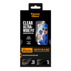 PanzerGlass ® Screen Protector iPhone 2026 Pro | 17 Pro | Ultra-Wide Fit w. FASTFIT IN-A-BOX Doorzichtige schermbeschermer 1 stuk(s) - Afbeelding 4