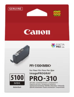 Canon PFI-5100 MBK inktcartridge 1 stuk(s) Origineel Mat Zwart - Afbeelding 2