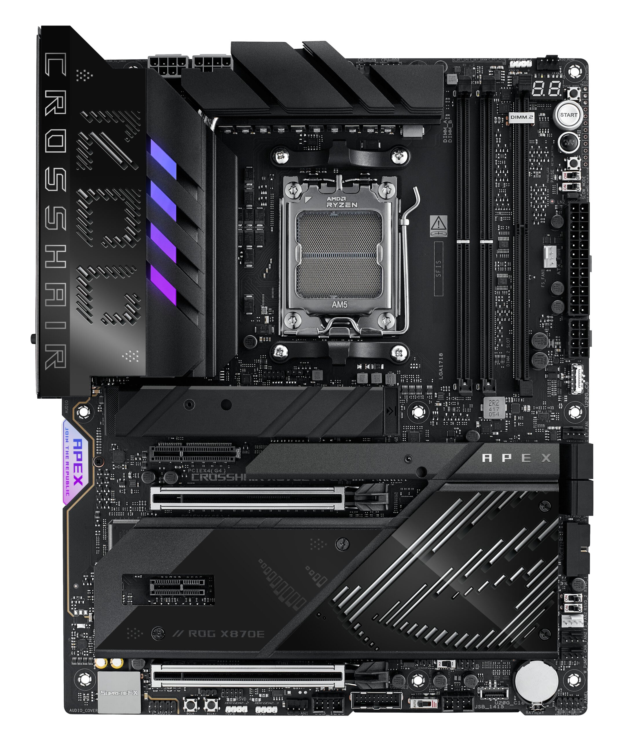 ASUS ROG CROSSHAIR X870E APEX AMD X870E Socket AM5 ATX - Afbeelding 3
