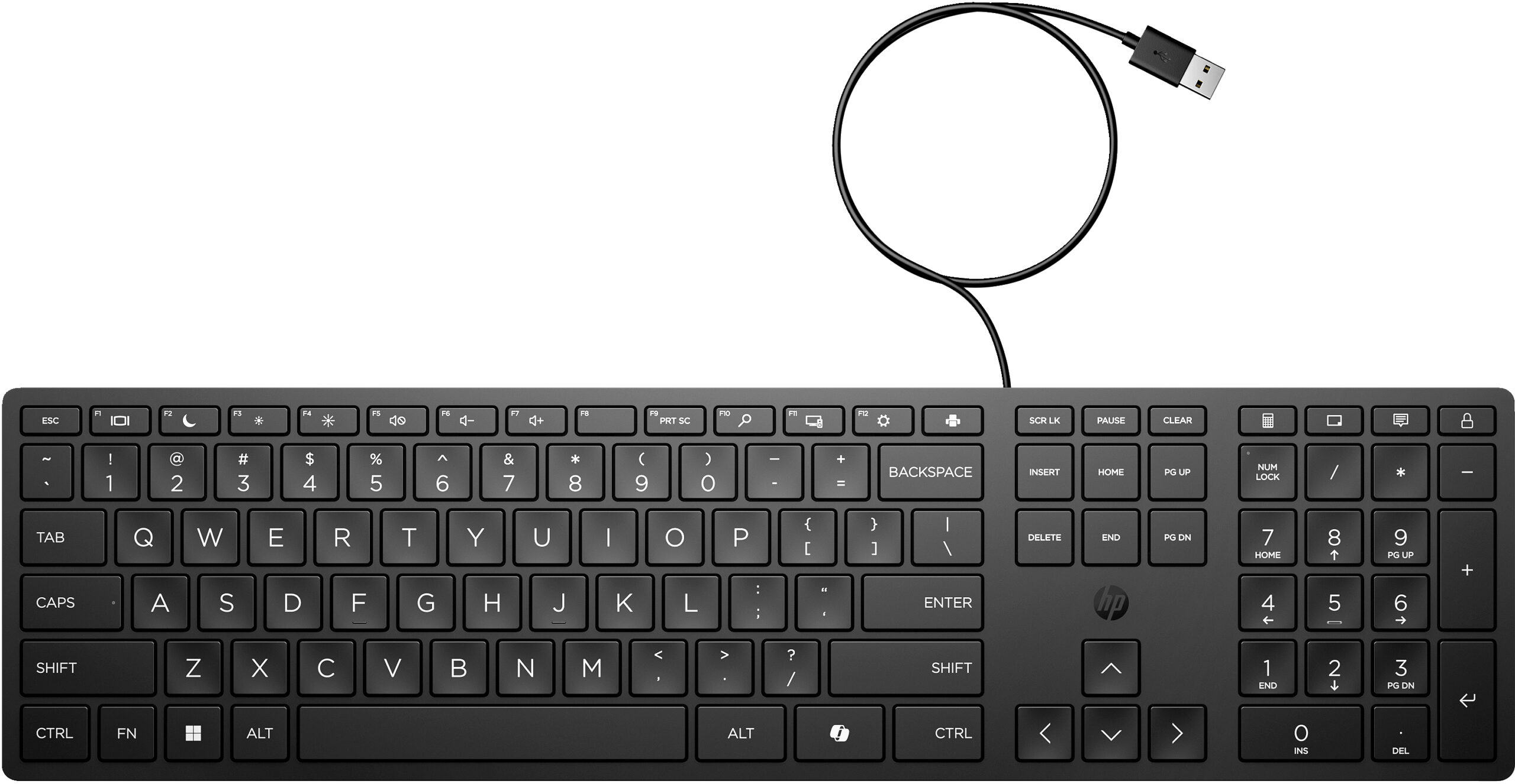 HP Desktop 320K toetsenbord met kabel - Afbeelding 6