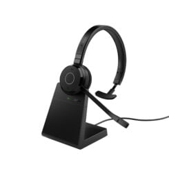 Jabra Evolve 65 TE Headset Bedraad en draadloos Hoofdband Kantoor/callcenter USB Type-A Bluetooth Zwart