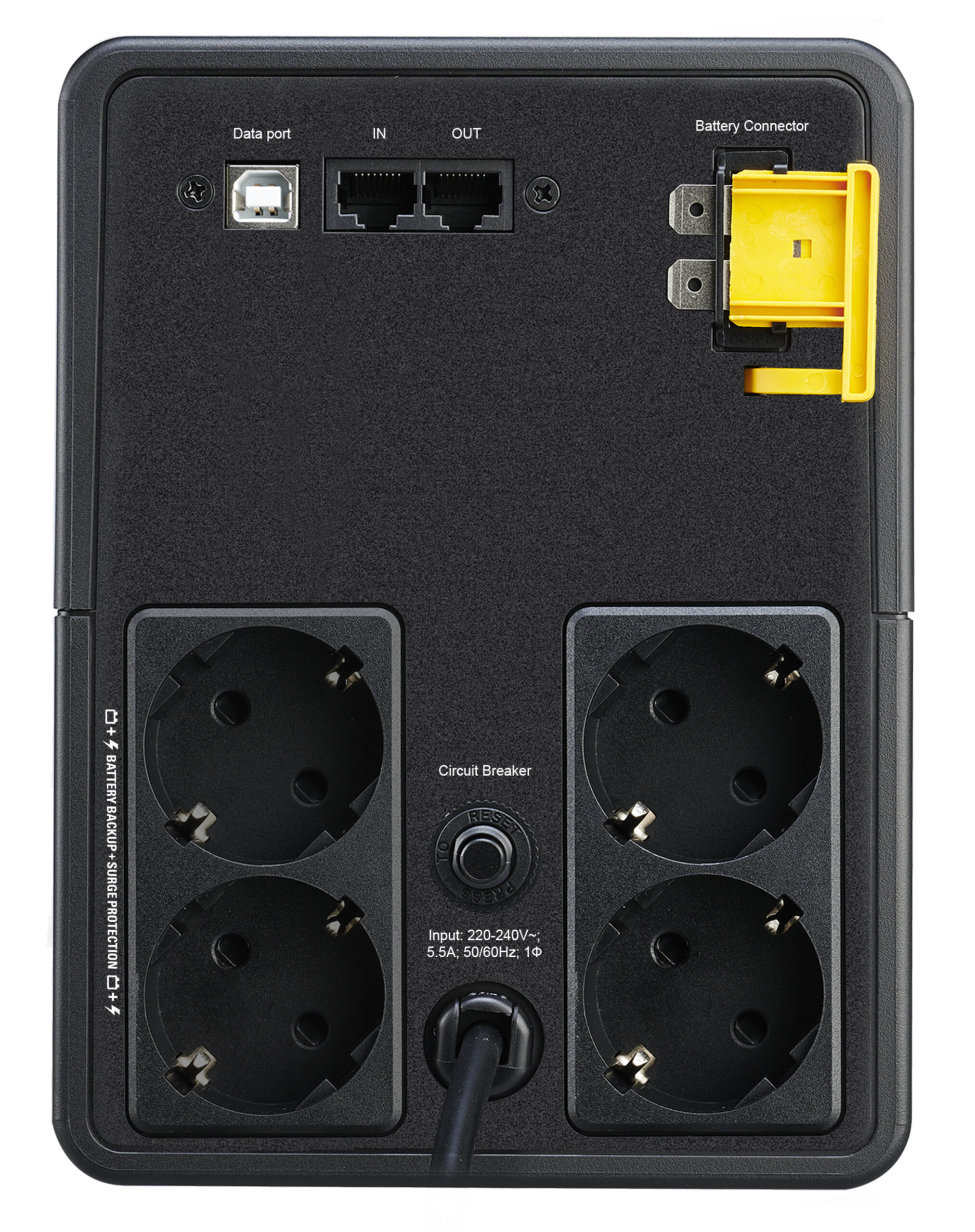 APC Back-UPS BX1200MI-GR Noodstroomvoeding 1200VA 4x stopcontact, USB - Afbeelding 3