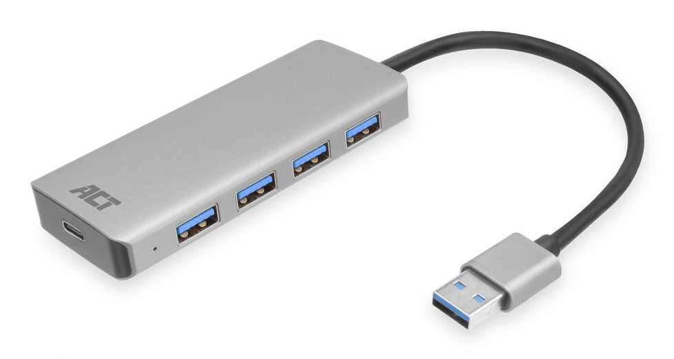 ACT USB-A hub 3.0, 4 poorts USB-A