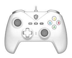 MSI FORCE GC200 WHITE game controller Wit USB Gamepad Analoog/digitaal Android, PC