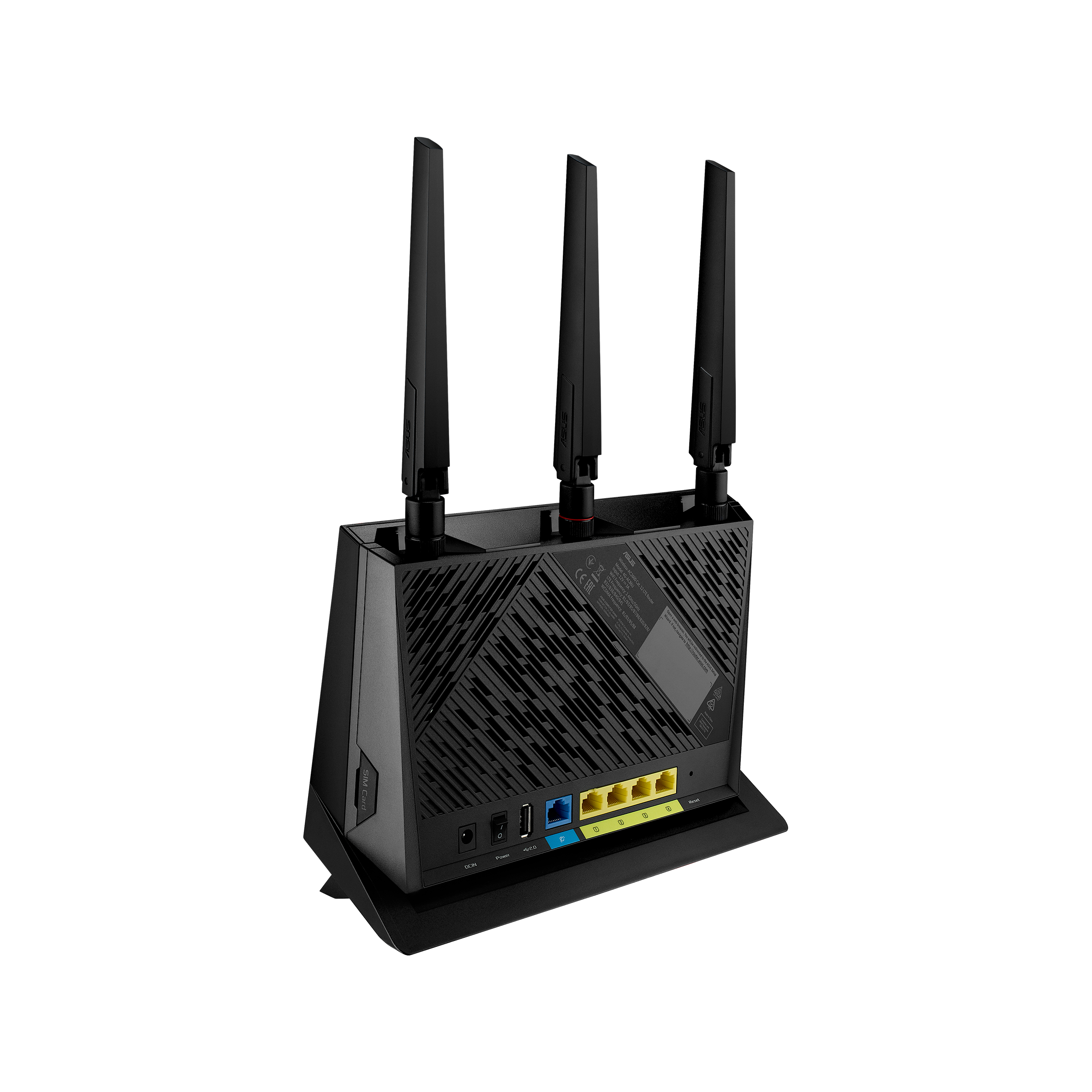 ASUS 4G-AC86U draadloze router Gigabit Ethernet Dual-band (2.4 GHz / 5 GHz) Zwart - Afbeelding 6