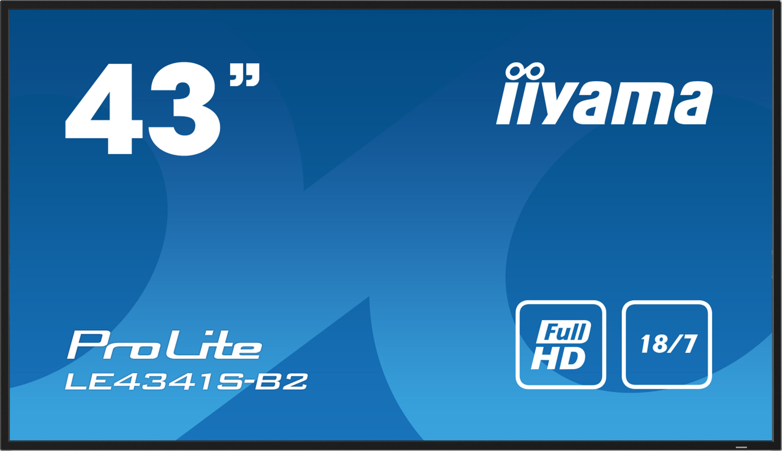 iiyama PROLITE LE4341S-B2 Digitale signage flatscreen 108 cm (42.5") LCD 350 cd/m² Full HD Zwart 18/7 - Afbeelding 3