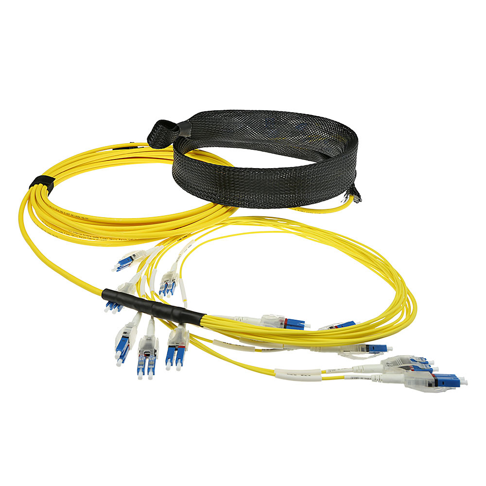 ACT 50 meter Multimode 9/125 OS2 glasvezel prefabkabel 24F LC Polarity Twist - Afbeelding 3