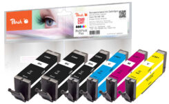 Peach 320448 inktcartridge 6 stuk(s) Compatibel