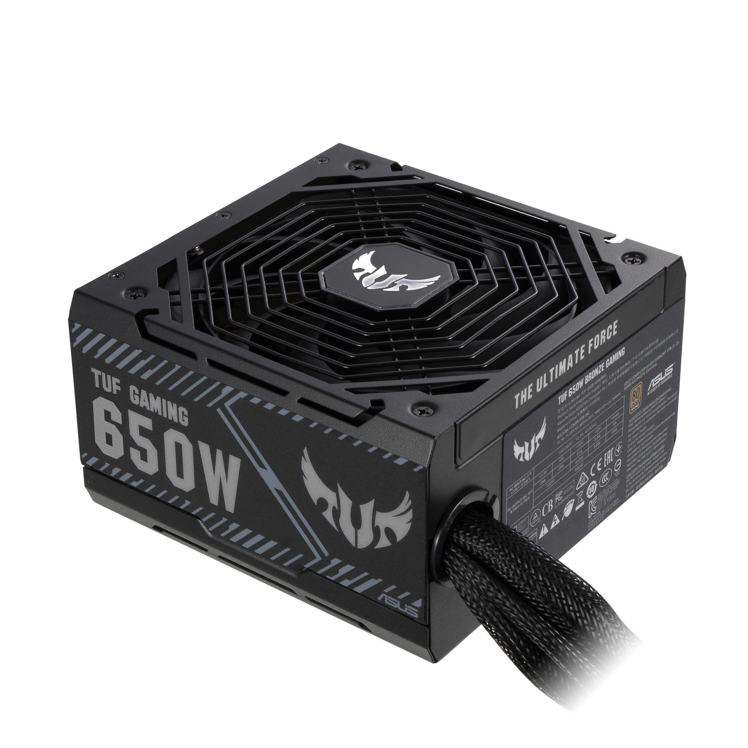 ASUS TUF-GAMING-650B power supply unit 650 W 20+4 pin ATX ATX Zwart - Afbeelding 2