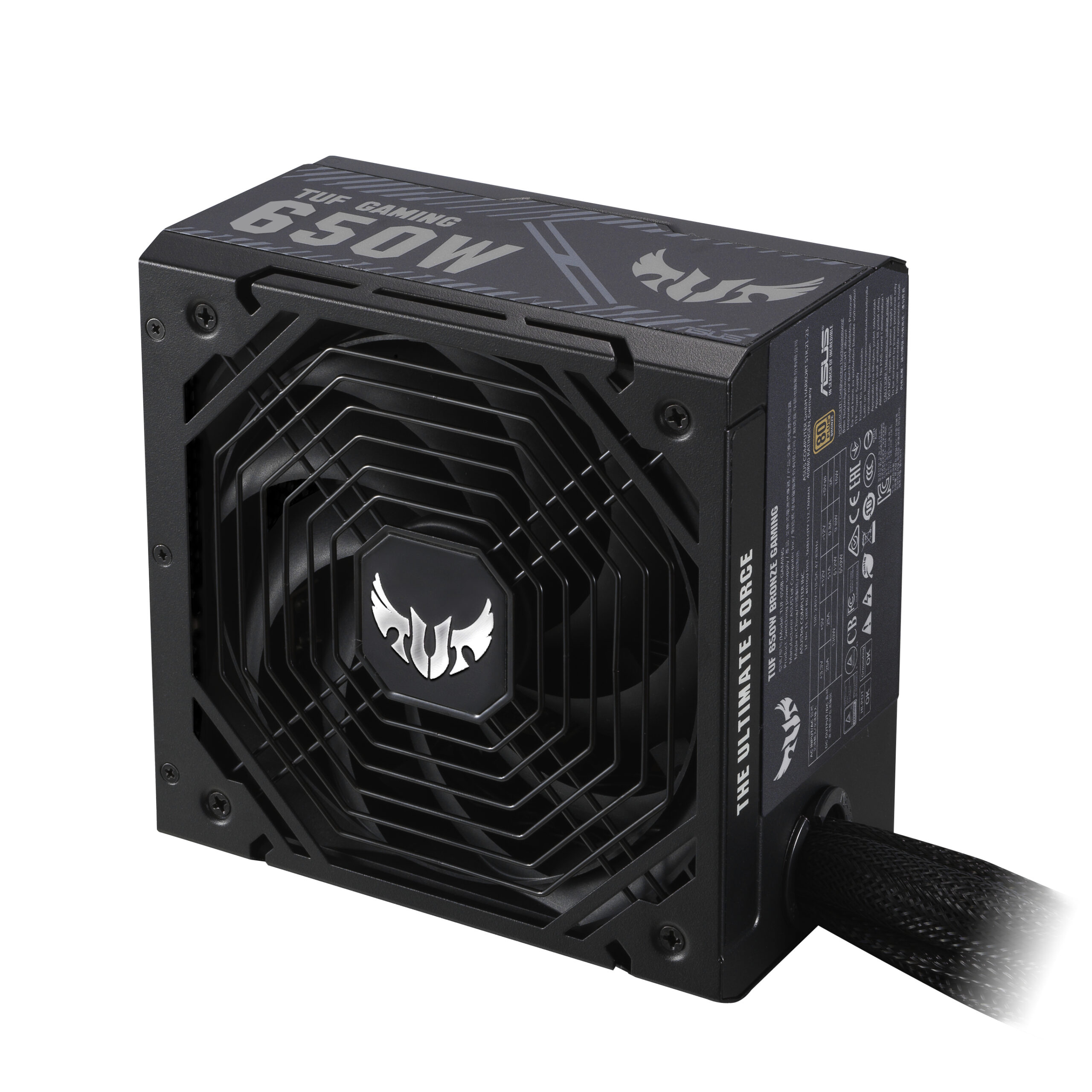 ASUS TUF-GAMING-650B power supply unit 650 W 20+4 pin ATX ATX Zwart - Afbeelding 4