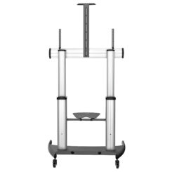 StarTech.com Verrijdbare TV Standaard - Stevige TV Vloerstandaard voor 60-100" Scherm (100kg) - In Hoogte te Verstellen Verrijdbaar TV Meubel op Wielen - Universele Televisiestandaard - Afbeelding 5