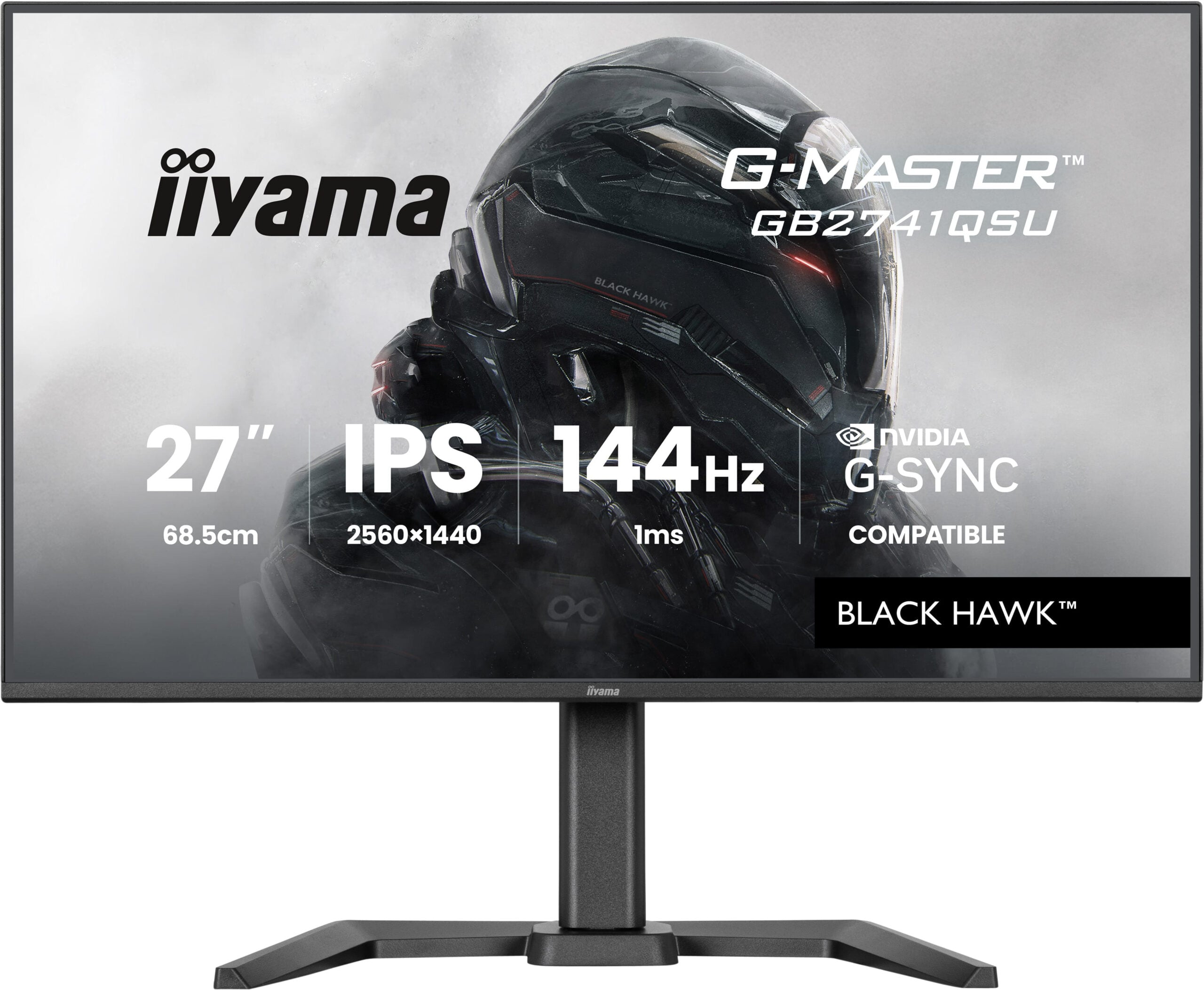 iiyama G-MASTER GB2741QSU-B1 computer monitor 68,6 cm (27") 2560 x 1440 Pixels 4K Ultra HD LED Zwart