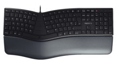 CHERRY KC 4500 ERGO toetsenbord Universeel USB QWERTY Brits Engels Zwart - Afbeelding 2