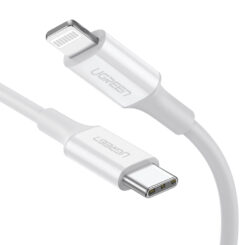 Ugreen 10493 Lightning-kabel 1 m Wit