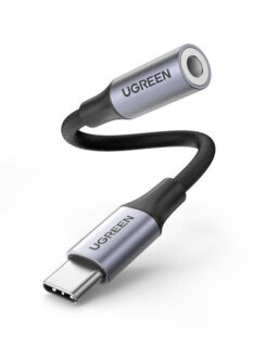 Ugreen 80154 mobiele telefoonkabel Zwart, Grijs USB C 3.5mm - Afbeelding 2