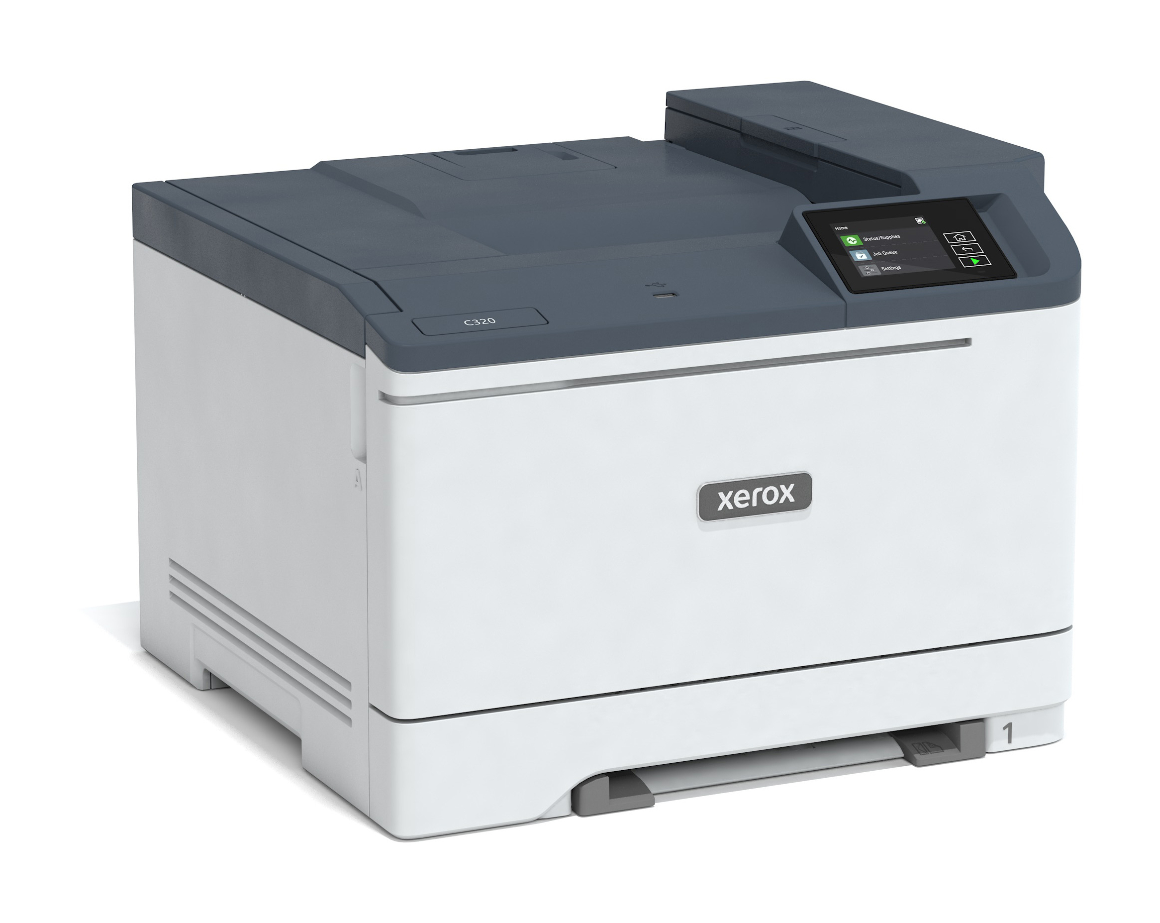 Xerox C320 A4 33 ppm draadloze dubbelzijdige printer PS3 PCL5e6/6 2 laden totaal 251 vel - Afbeelding 4