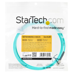 StarTech.com 3m LC/UPC naar LC/UPC OM4 Multimode Glasvezel Netwerkkabel, 50/125µm LOMMF/VCSEL Zipcord Fiber, 100G Netwerken, Low Insertion Loss, LSZH Fiber Patch Kabel - Afbeelding 5