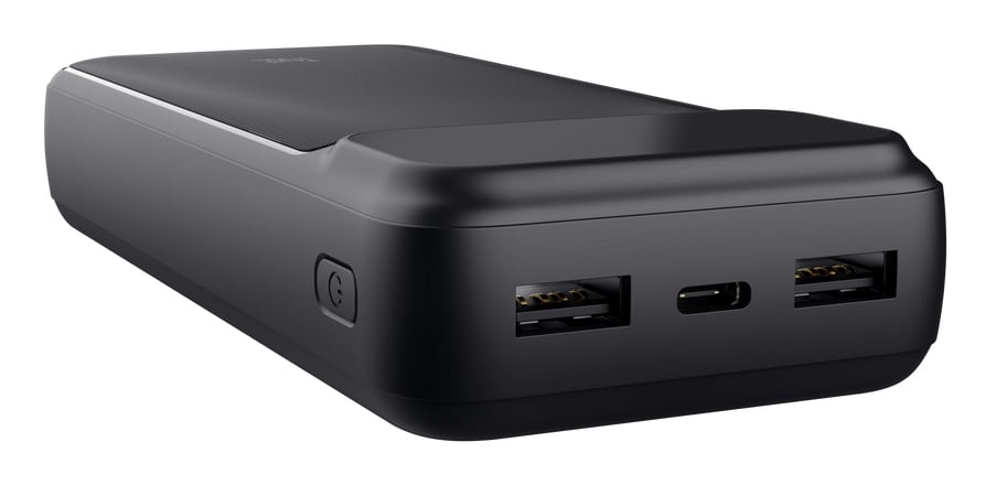 Trust Powerbank 20.000 mAh - Powerbank – 20W opladen – 20.000 mAh – Zwart - Afbeelding 2