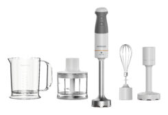 Kenwood HBM40.306WH blender Staafmixer 850 W Grijs, Transparant, Wit