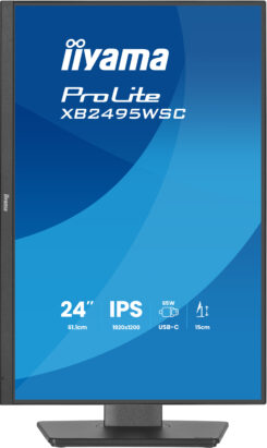 iiyama ProLite XB2495WSC-B1 computer monitor 61,2 cm (24.1") 1920 x 1200 Pixels WUXGA LED Zwart - Afbeelding 3