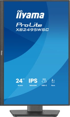 iiyama ProLite XB2495WSC-B1 computer monitor 61,2 cm (24.1") 1920 x 1200 Pixels WUXGA LED Zwart - Afbeelding 3