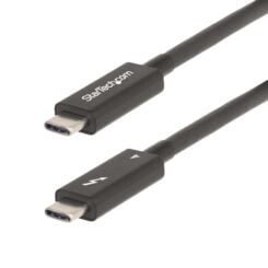 StarTech.com 2m Actieve Thunderbolt 4 Kabel, 40Gbps, 100W Power Delivery, 4K/8K Video, Intel-Certified Thunderbolt Kabel, Compatibel met USB4/Thunderbolt 4/ USB 3.2/ USB Type-C/DisplayPort/Thunderbolt 3