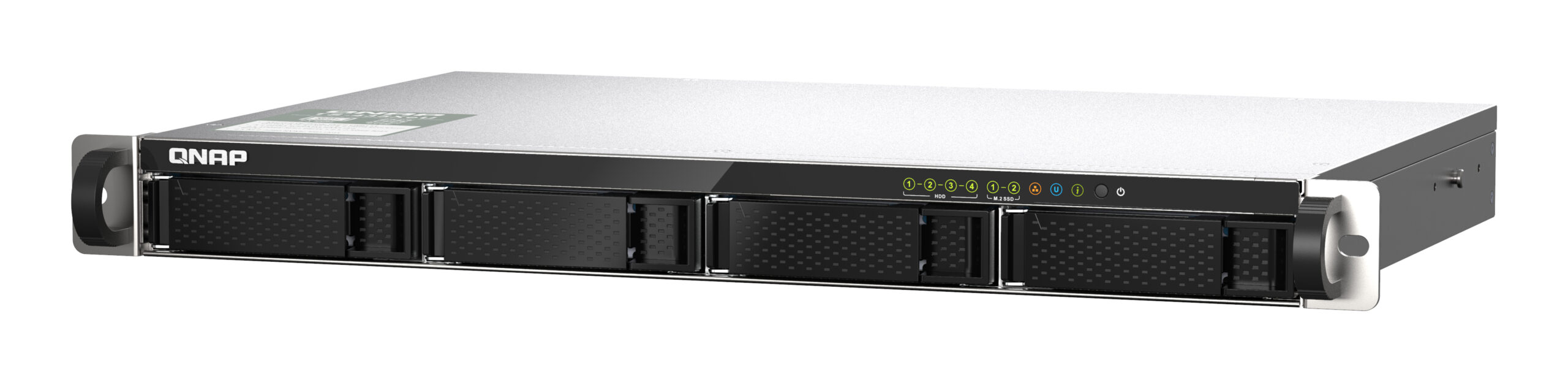 QNAP TS-435XEU NAS Rack (1U) Marvell CN9131 4 GB DDR4 0 TB QNAP QTS Zwart, Grijs - Afbeelding 6